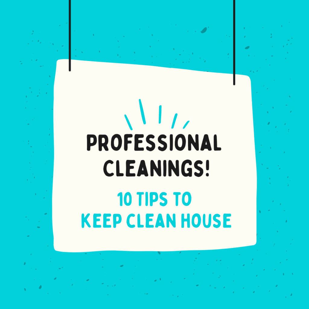 professional cleaning tips for house