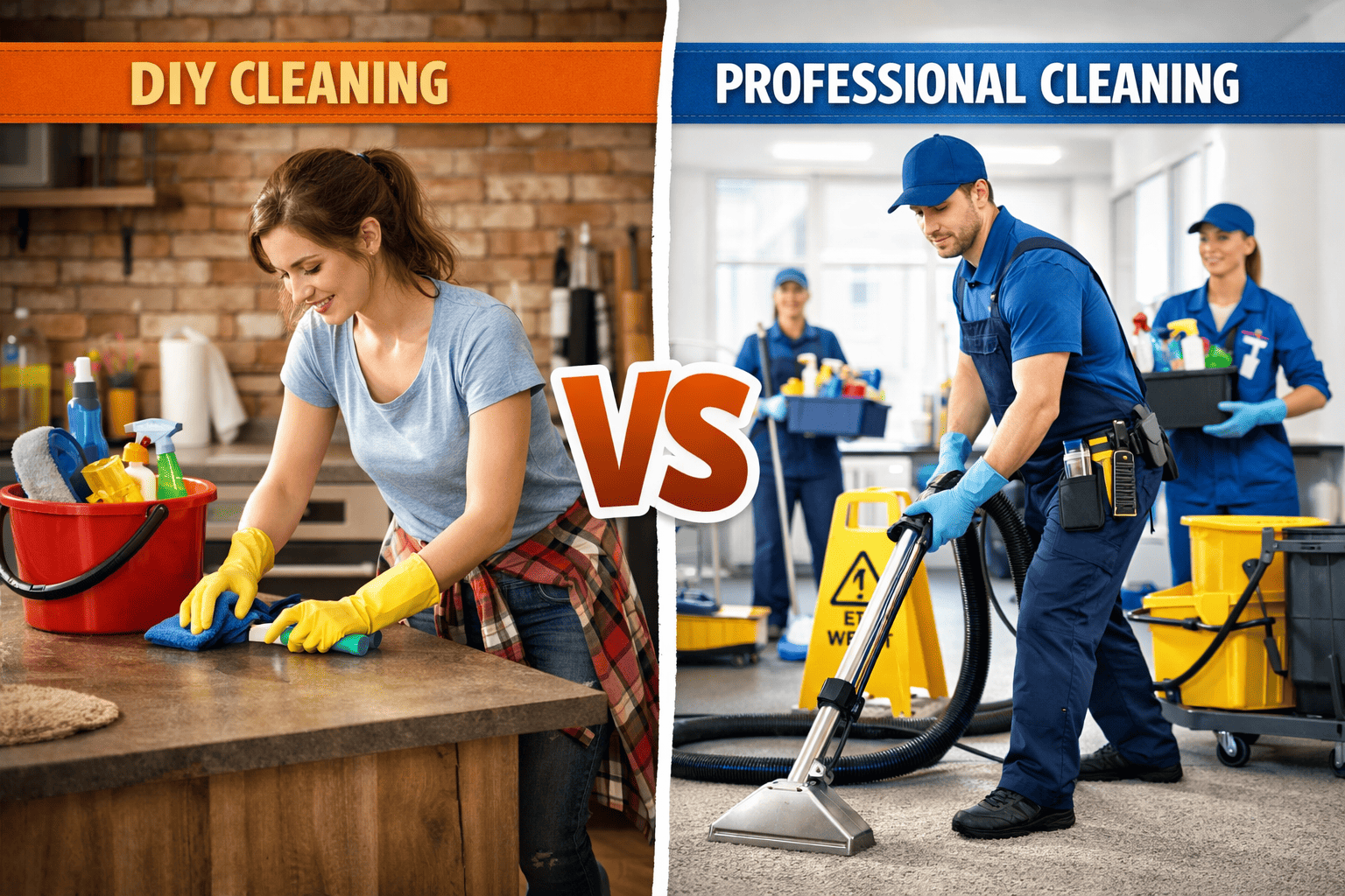 DIY vs Professional Cleaning